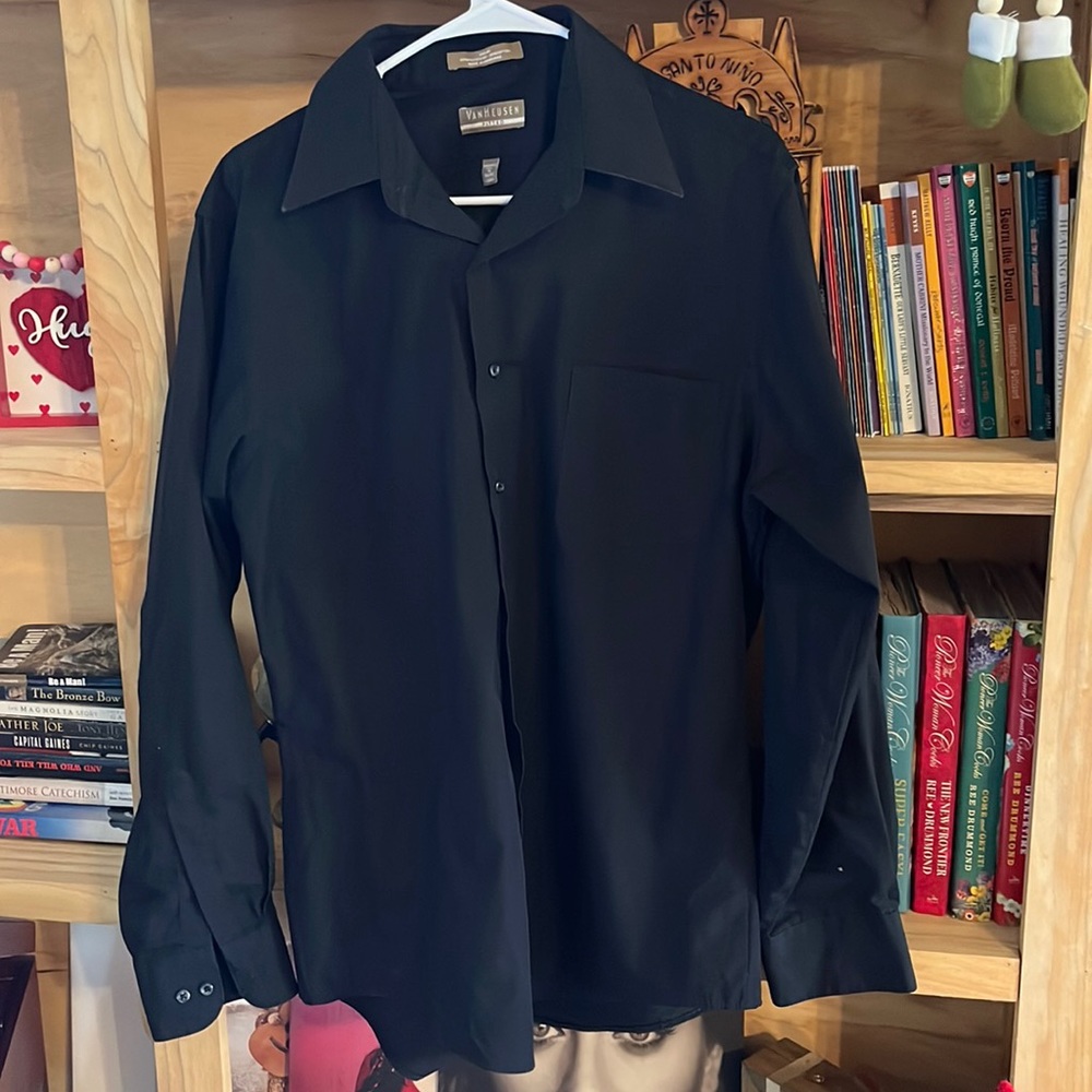 Black men’s dress shirt